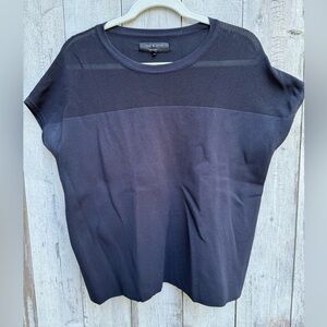 Rag & Bone high neck short sleeve top